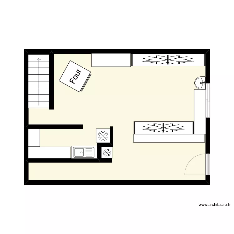 LE BISTROT DES GRAVES REZ-DE-CHAUSS&Eacute;E. Plan de 