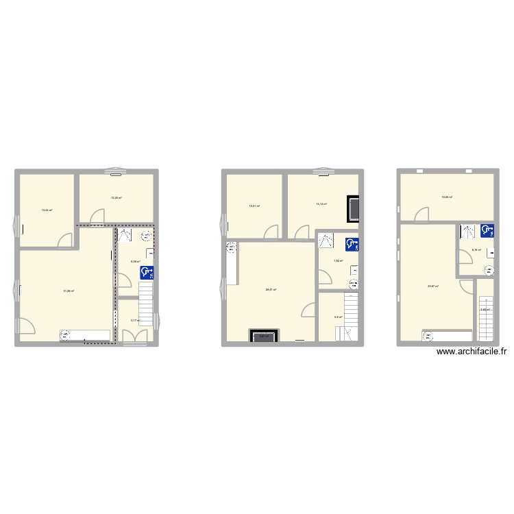 Maison divis&eacute;e Launac. Plan de 0 pièce et 0 m2