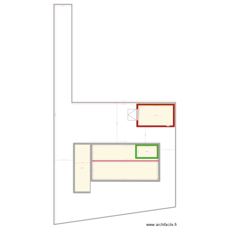 terrain camille 8. Plan de 4 pièces et 206 m2