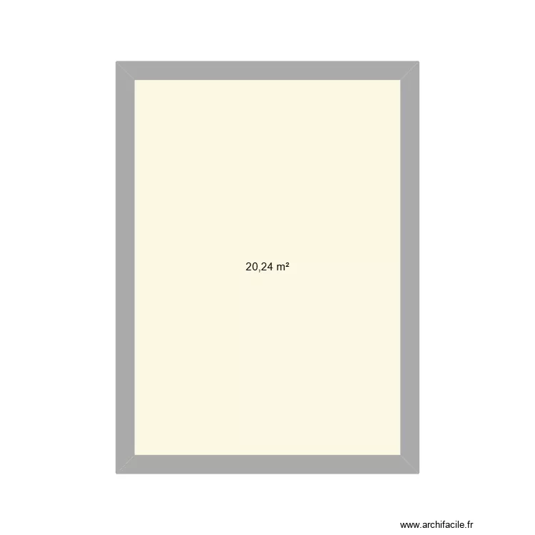 maison mube3. Plan de 1  et 20 m²