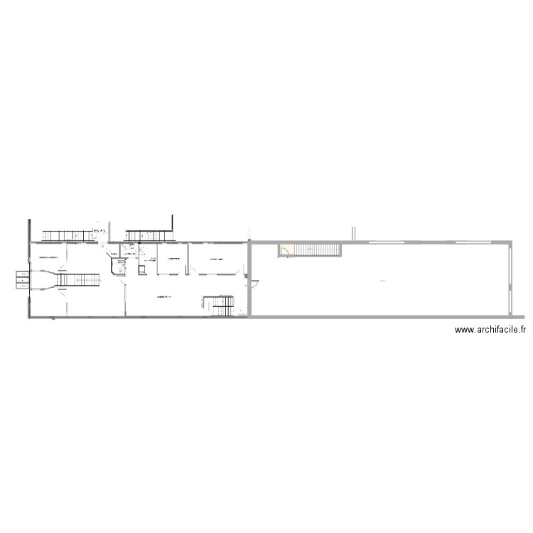 Deuxième étage Beloeil. Plan de 2 pièces et 226 m2