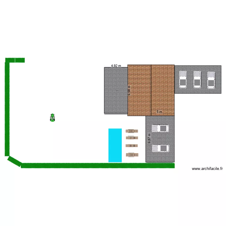 TEST. Plan de 2  et 93 m²