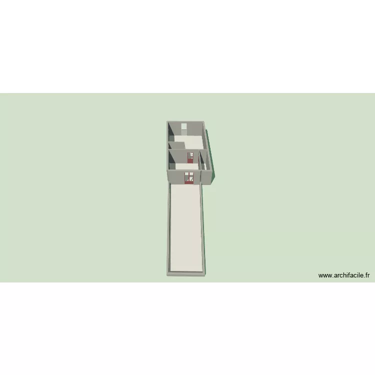 Gwendo 166 appartement (aprés). Plan de 4 et 90 m² Gwendo 166 appartement (aprés). Plan de 4 et 90 m²