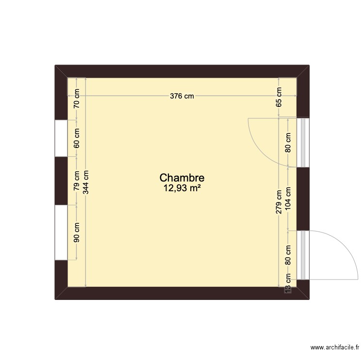 CHAMBRE PARENTALE. Plan de 0 pièce et 0 m2