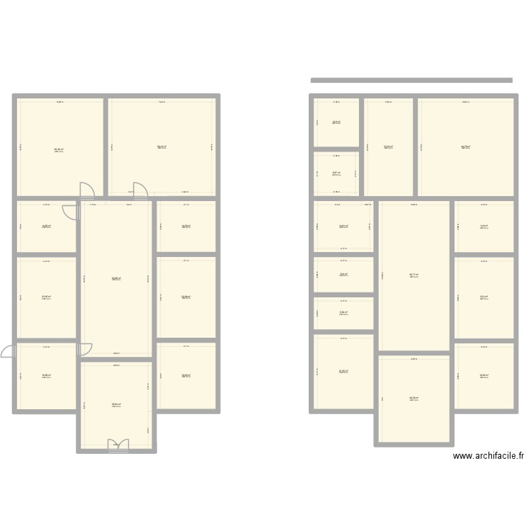 rdc maison. Plan de 23 pièces et 569 m2