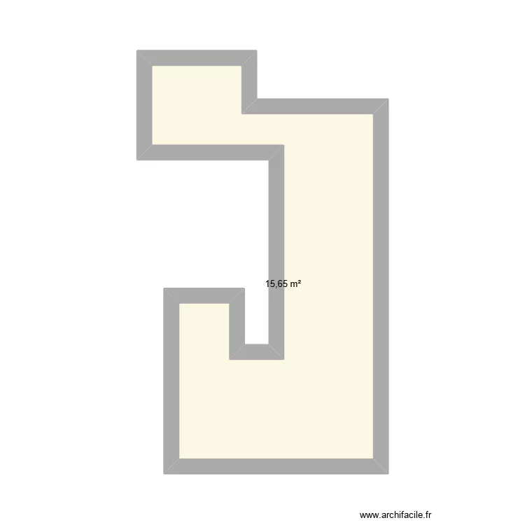 oral de stage. Plan de 1  et 16 m²