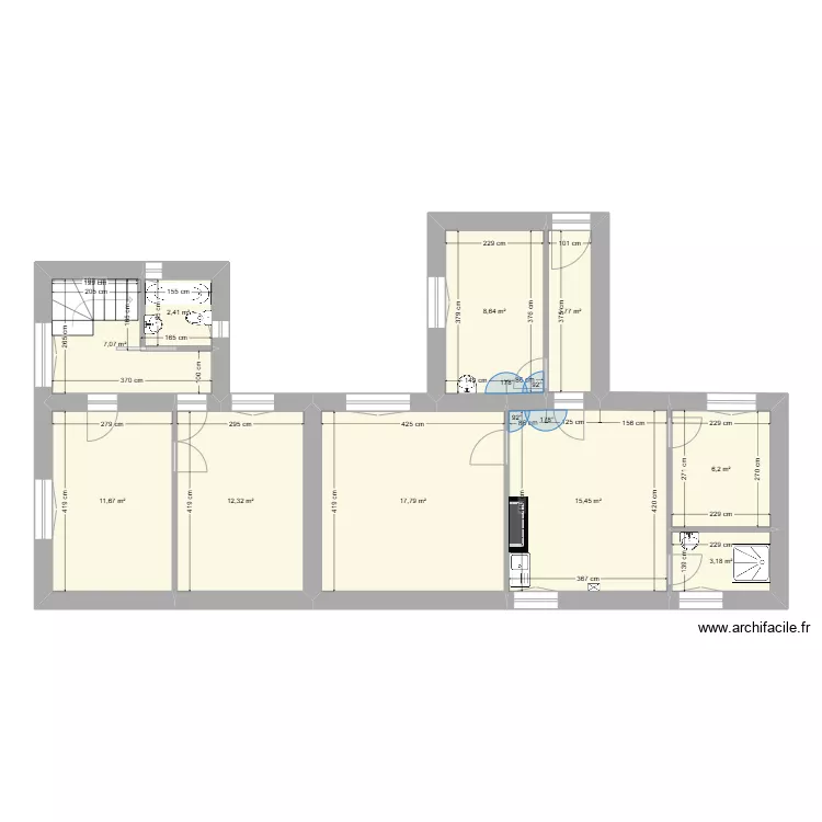 maison existant Lucia. Plan de maison existant Lucia. Plan de