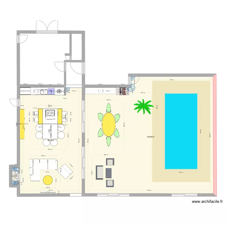 Casa bambu. Plan de Casa bambu. Plan de