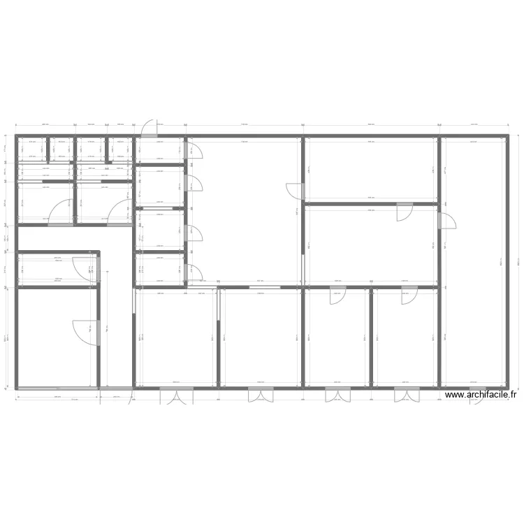 PLAN MIELLERIE V2. Plan de 21  et 374 m²