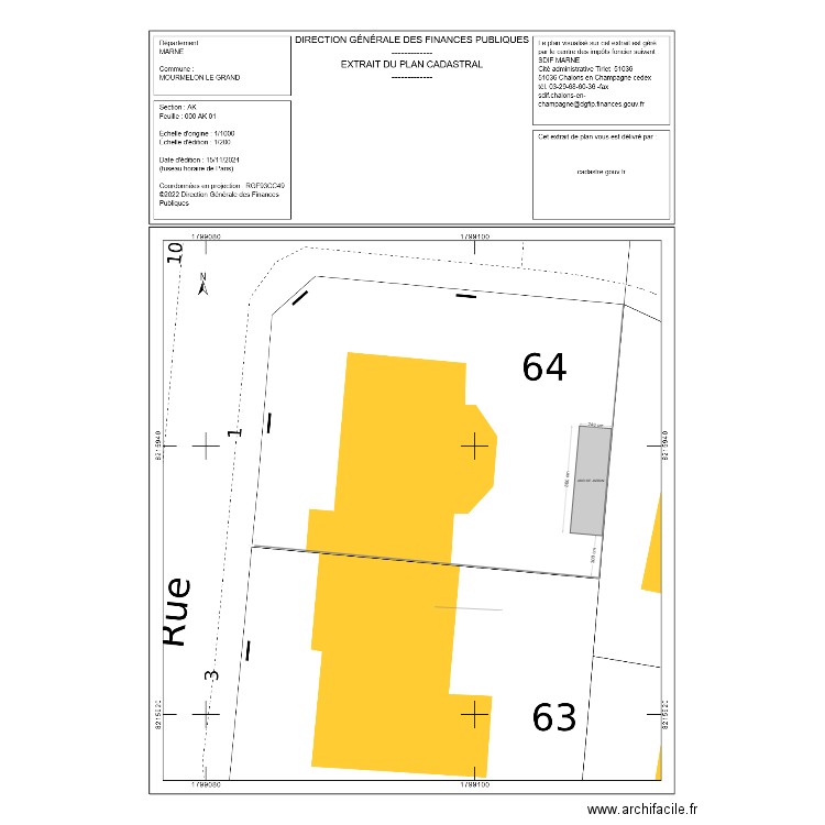 Plan de situation V2. Plan de 0 pièce et 0 m2