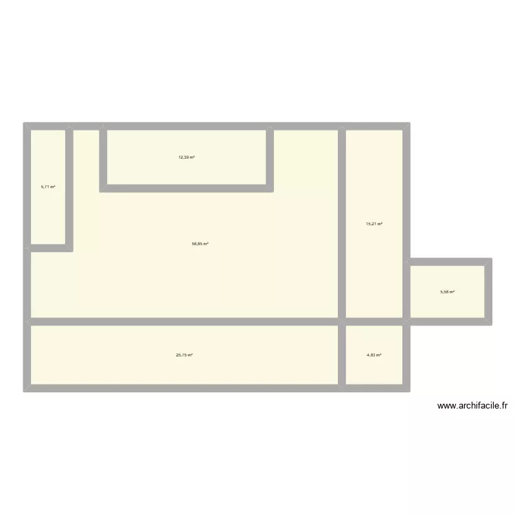 Conf 457. Plan de 7  et 128 m²