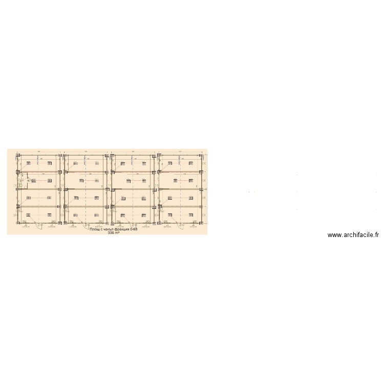 План №3 - Pernik Détail Zone Bungalows. Plan de 0 pièce et 0 m2