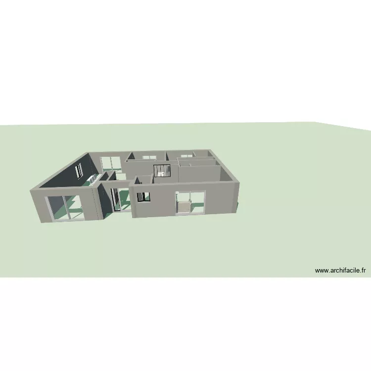 projet Betty. Plan de 7 et 115 m² projet Betty. Plan de 7 et 115 m²