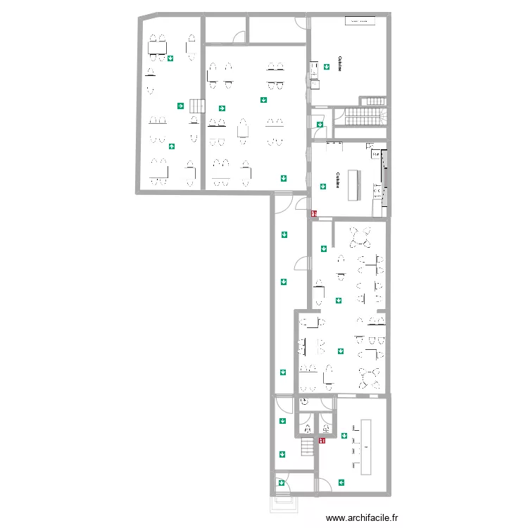 Restaurant Capucins Plan. Plan de Restaurant Capucins Plan. Plan de