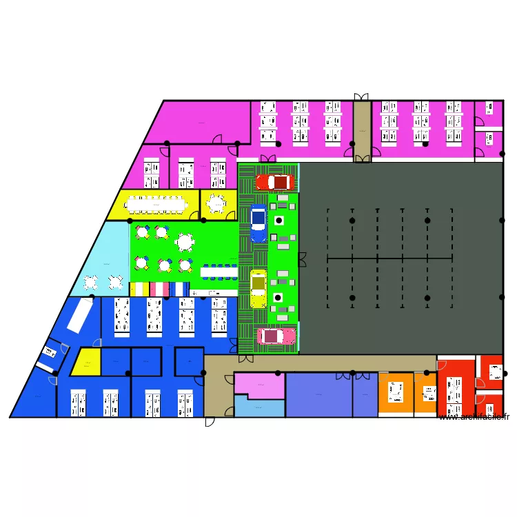 SAINT-DENIS - Etage 2 - V4.13. Plan de SAINT-DENIS - Etage 2 - V4.13. Plan de