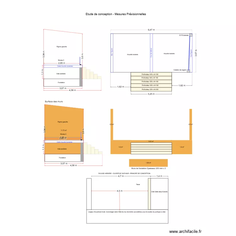 LE NEEL - LE PERREUX SUR MARNE. Plan de LE NEEL - LE PERREUX SUR MARNE. Plan de