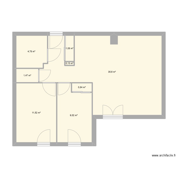 mamie. Plan de 0 pièce et 0 m2