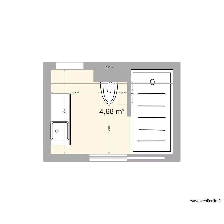 JALLAT. Plan de 1 et 5 m² JALLAT. Plan de 1 et 5 m²