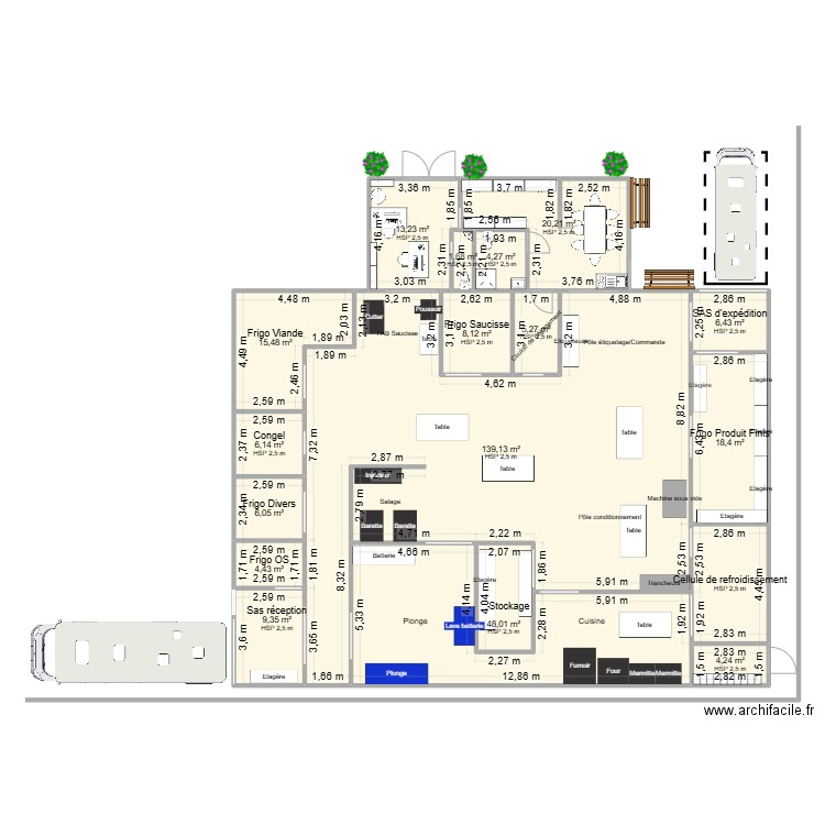 Plan Batiment DDPP. Plan de 18 pièces et 331 m2