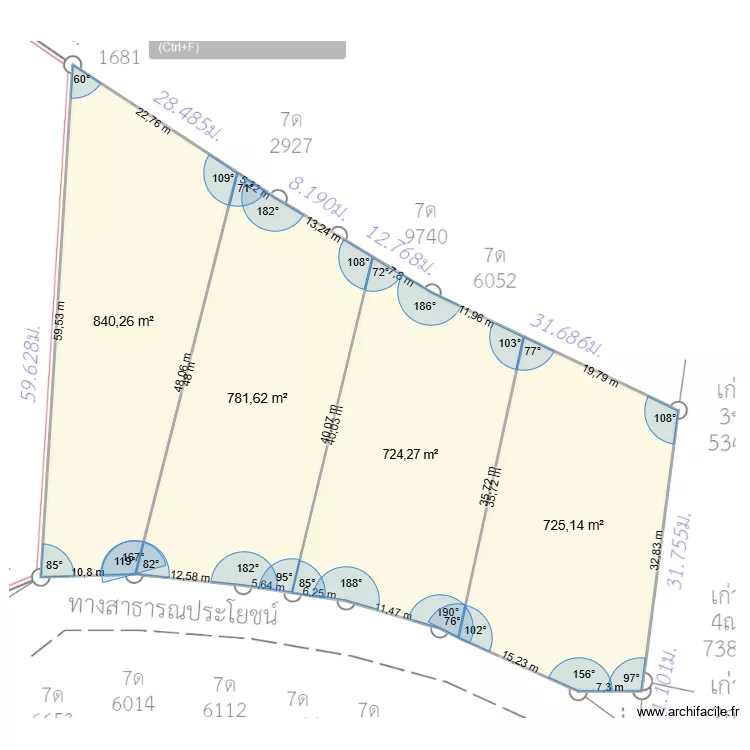 KRAMIAN 3 4. Plan de 4  et 3071 m²