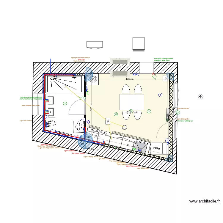 Cuisine_Fred2. Plan de 