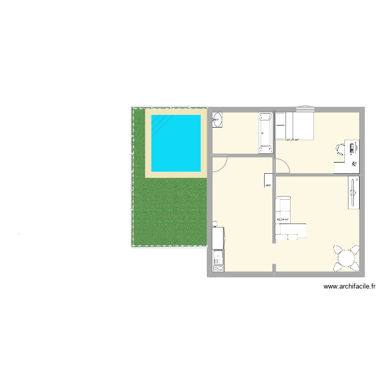 Connected homes. Plan de 0 pièce et 0 m2