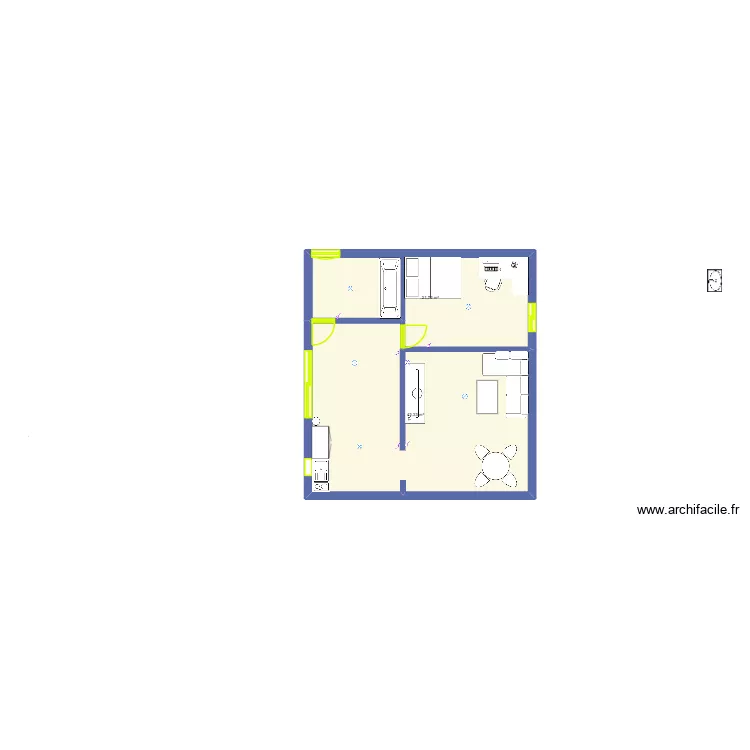 Connected homes. Plan de 2  et 64 m²