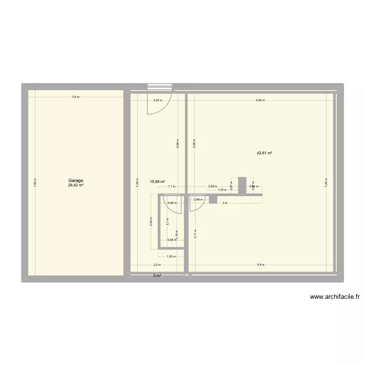 maison assas definitif avec doublages. Plan de 