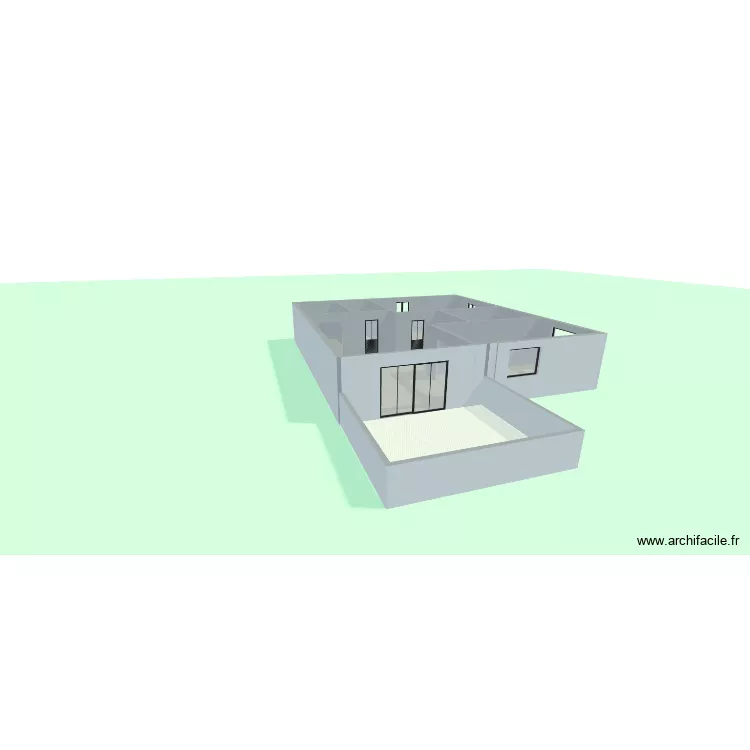 APPART EXEMPLE. Plan de 7  et 159 m²