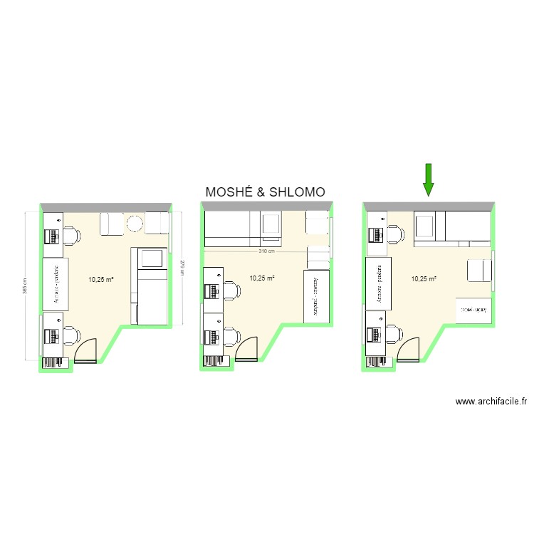MOSHÉ & SHLOMO. Plan de 0 pièce et 0 m2