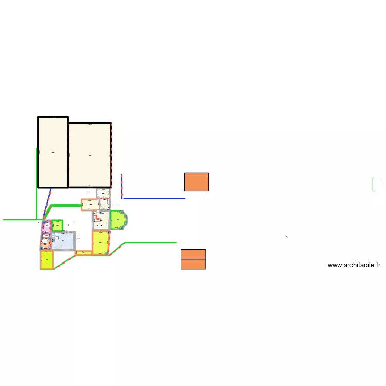 GAUTRAIS BASE pas de meubles. Plan de 