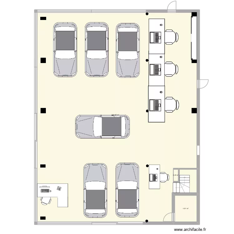 AUDI MONTELIMAR. Plan de 3 pièces et 278 m² AUDI MONTELIMAR. Plan de 3 pièces et 278 m²