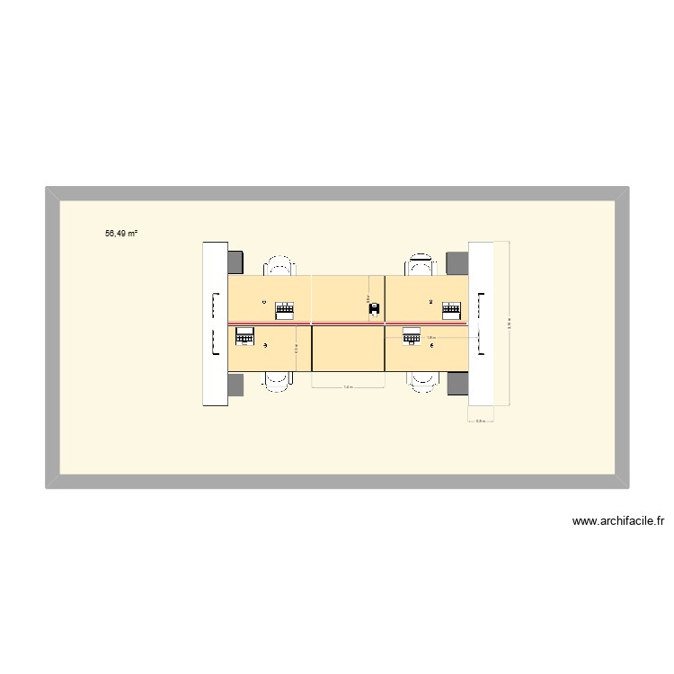 CIZ. Plan de 0 pièce et 0 m2