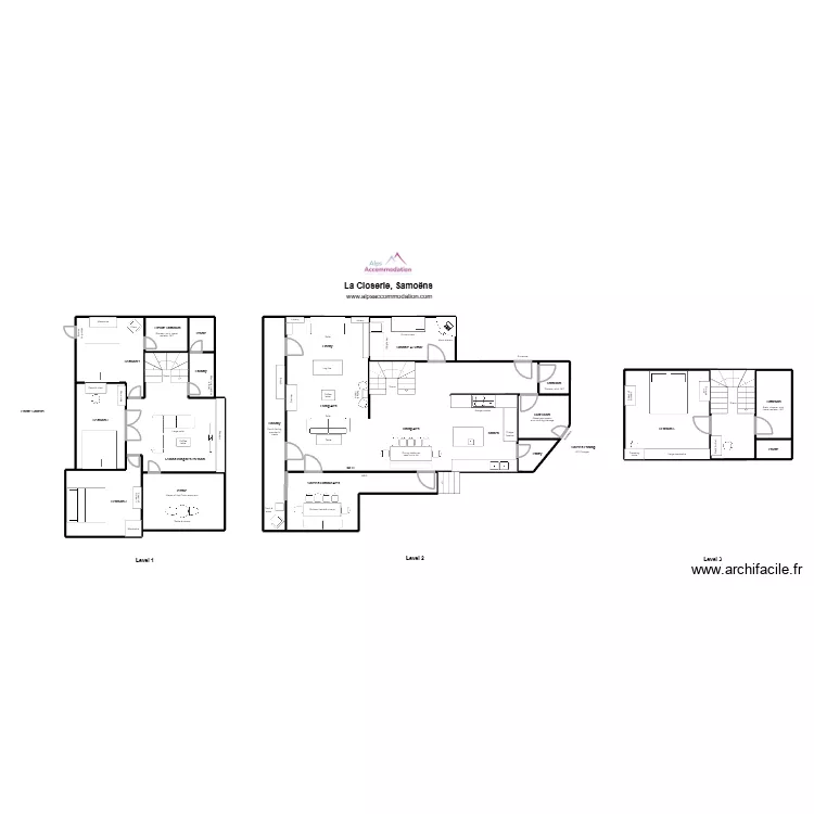 Closerie. Plan de 0 pièce et 0 m2