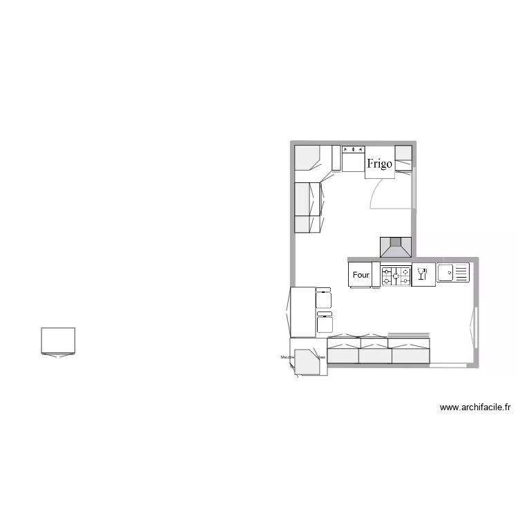 cuisine1. Plan de 