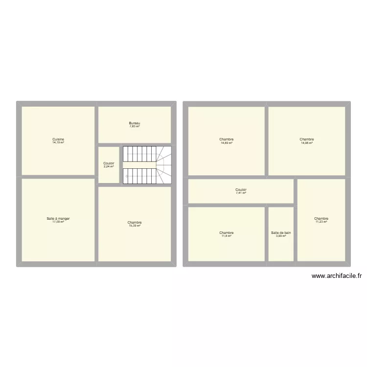 341 dumetz kevin beaurain. Plan de 12  et 126 m²