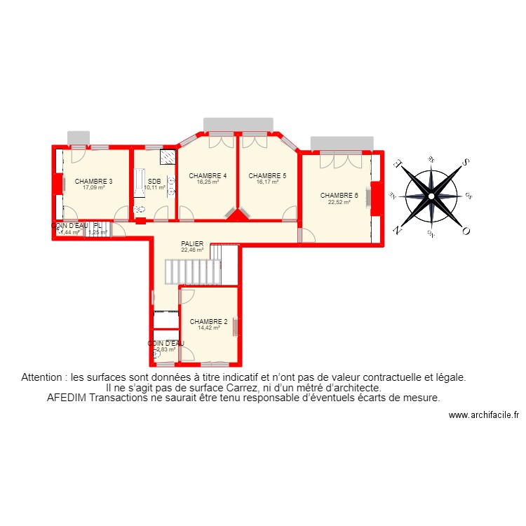 BI 20167 - . Plan de 41 pièces et 540 m2