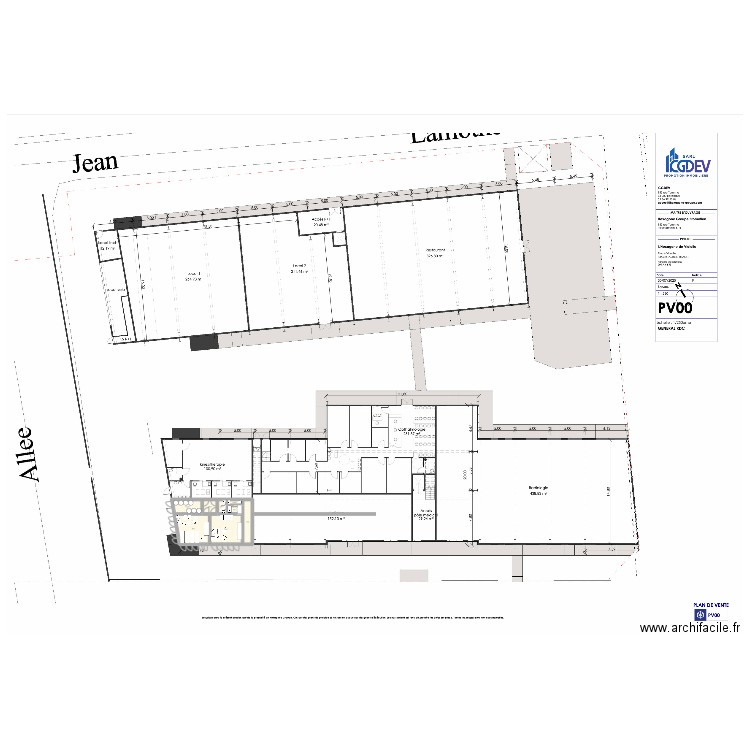 vic 2. Plan de 8 pièces et 59 m2