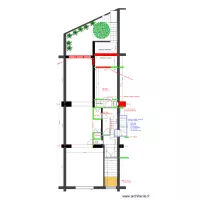 BAUCQ 77 Bel &eacute;tage Escaliers/Tr&eacute;mie