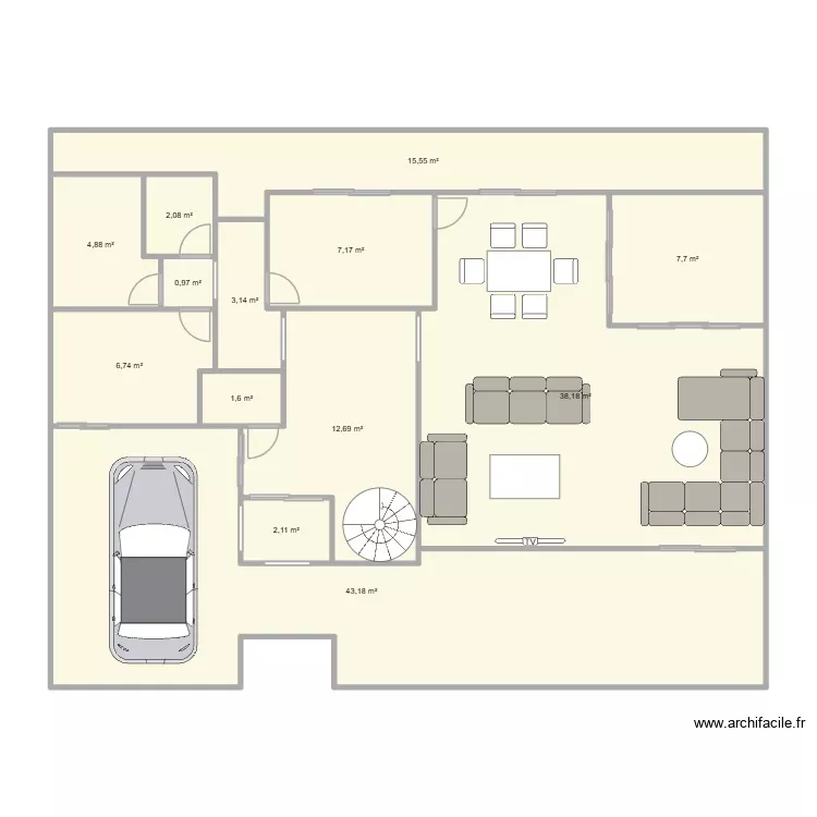 test2. Plan de 13 Pièces et 146 m² test2. Plan de 13 Pièces et 146 m²