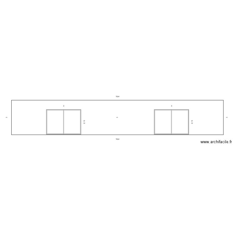 facade maison. Plan de 0 pièce et 0 m2