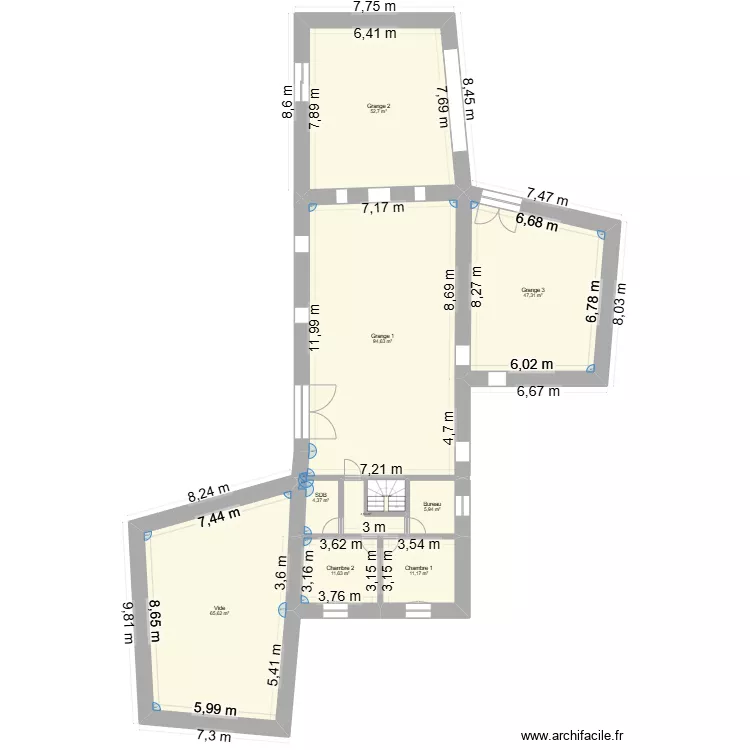 Actuel Etage. Plan de 