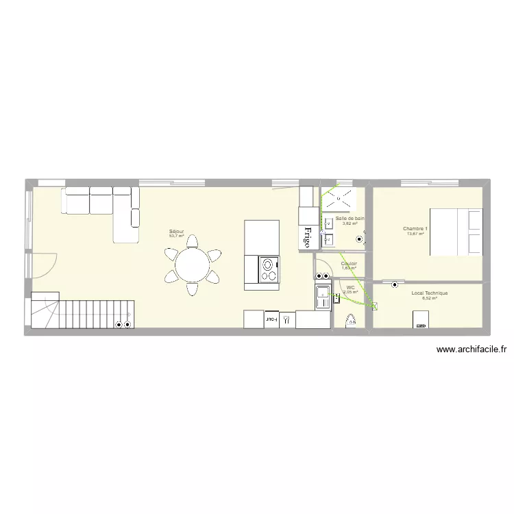 Villa 3 RDC equipotentielle 2. Plan de Villa 3 RDC equipotentielle 2. Plan de