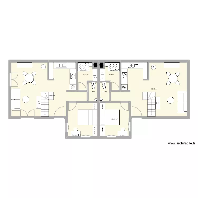 MM_RDC_version1. Plan de 9  et 105 m²