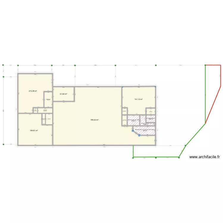 Puymoyen tx Marc. Plan de 17  et 1581 m²