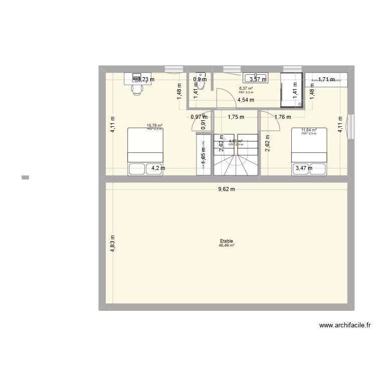 PROJET ANAH PHASE 1 LACROIX ETA V3. Plan de 5 et 85 m² PROJET ANAH PHASE 1 LACROIX ETA V3. Plan de 5 et 85 m²