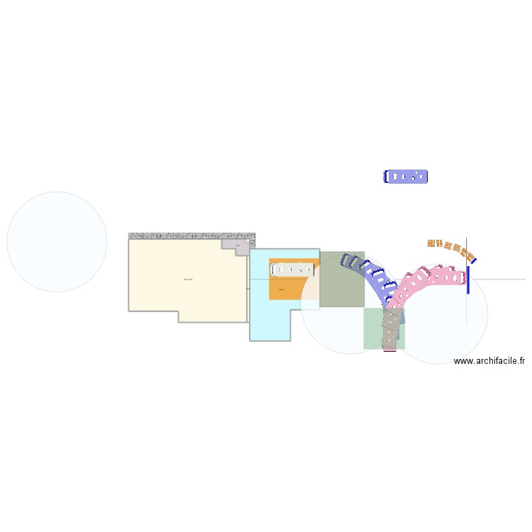 ingresso casa bad. Plan de 4 pièces et 316 m2