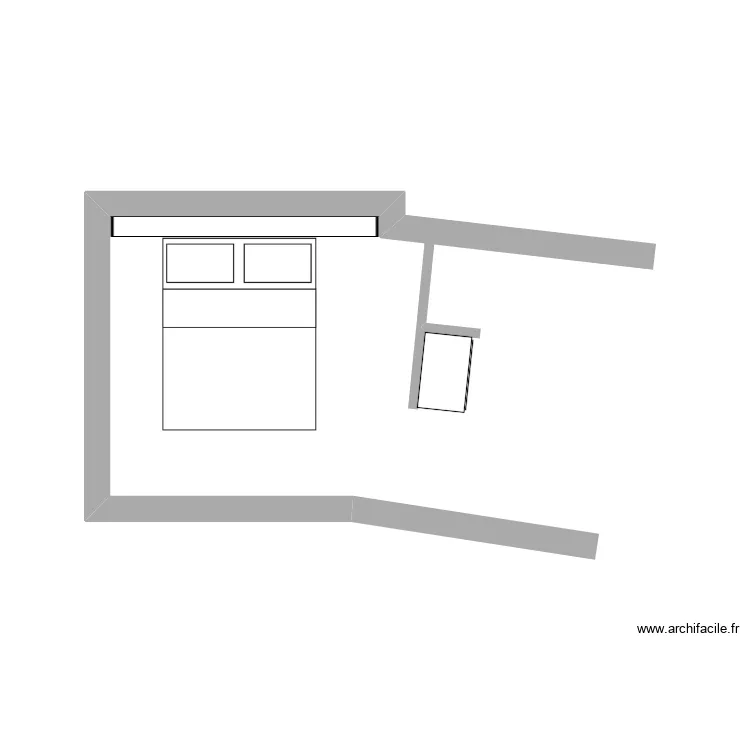 chambre garlaban. Plan de 