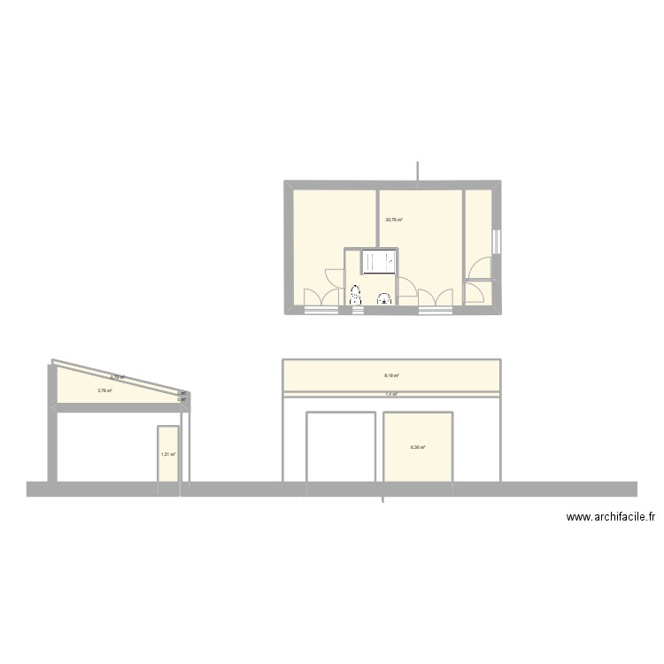 ANNEXE 6. Plan de 9 pièces et 54 m2