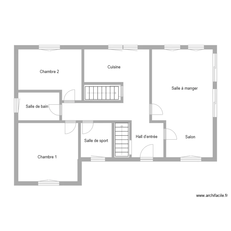 Beaujean. Plan de 